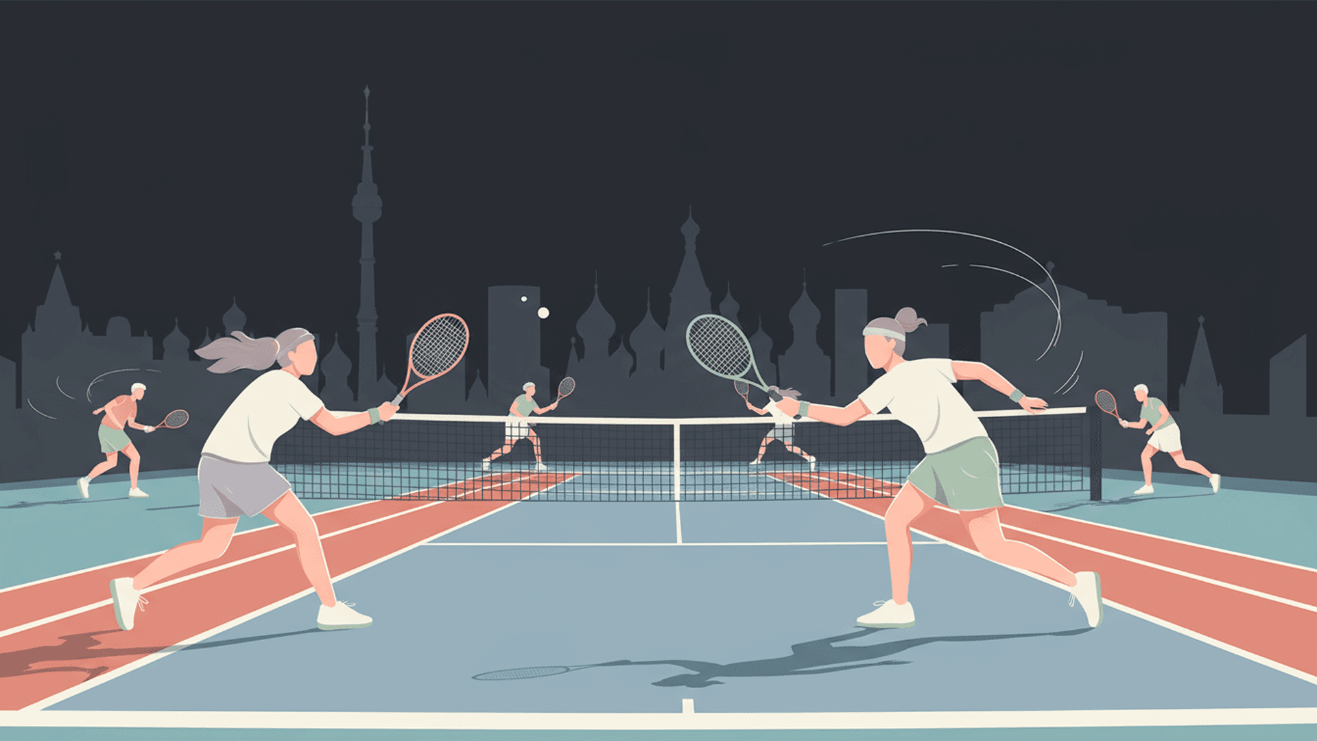 Теннисные корты в Москве: где играть и как выбрать